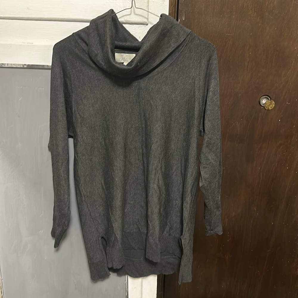 John Vass gray sweater